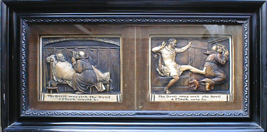 Print - The Devil was sick the Devil a Monk would be. The Devil was Well the Devil a Monk was he.
